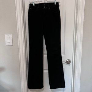 7 For All Mankind Kimmie Bootcut, Black jeans, size 26